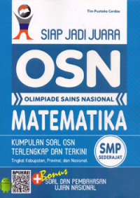 Siap Jadi Juara Olimpiade Sains Nasional Matematika SMP