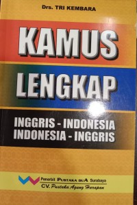 Kamus Lengkap Inggris-Indonesia,Indonesia-Inggris