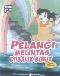 Pelangi Melintas Di Balik Bukit